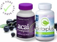 100% Pure Acai Berry and DetoxPlus Combo Pack.