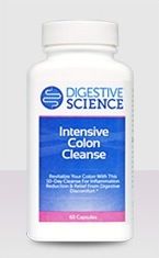 Bottle of Intensive Colon Cleanse.