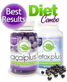 Acai Berry Detox - Best Results Weight Loss Combo.